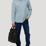 Camisa Algodón Pima Hombre Horizon Verde Rockford