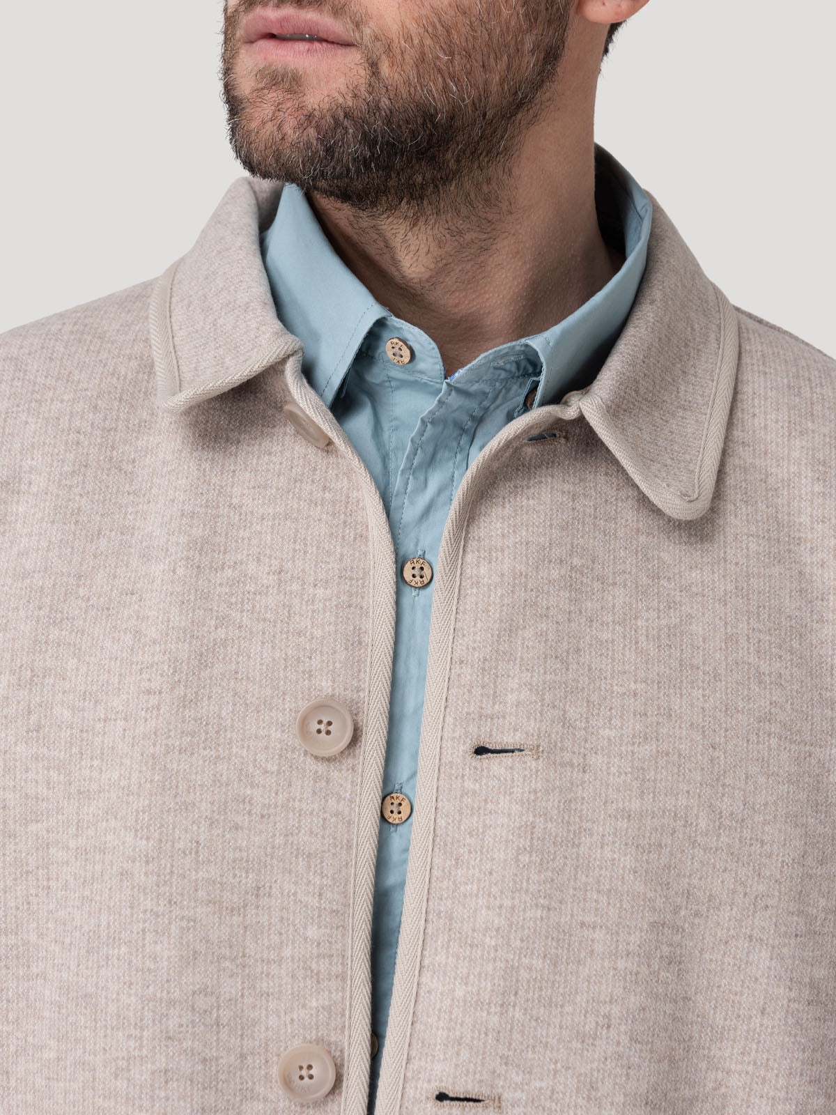 Polar Algodón Hombre Milo Beige Rockford