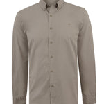 Camisa Algodón Orgánico Hombre Soft Café Rockford