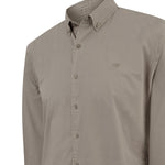 Camisa Algodón Orgánico Hombre Soft Café Rockford