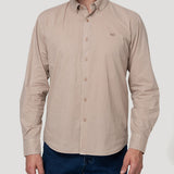 Camisa Algodón Orgánico Hombre Soft Café Rockford