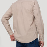 Camisa Algodón Orgánico Hombre Soft Café Rockford