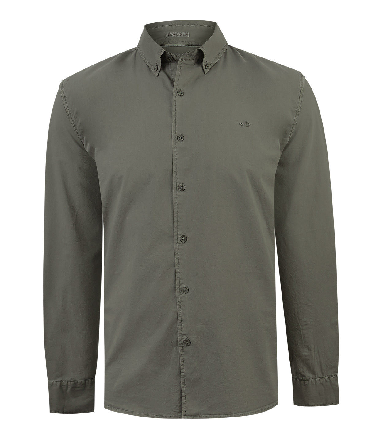 Camisa Algodón Orgánico Hombre Soft Verde Rockford