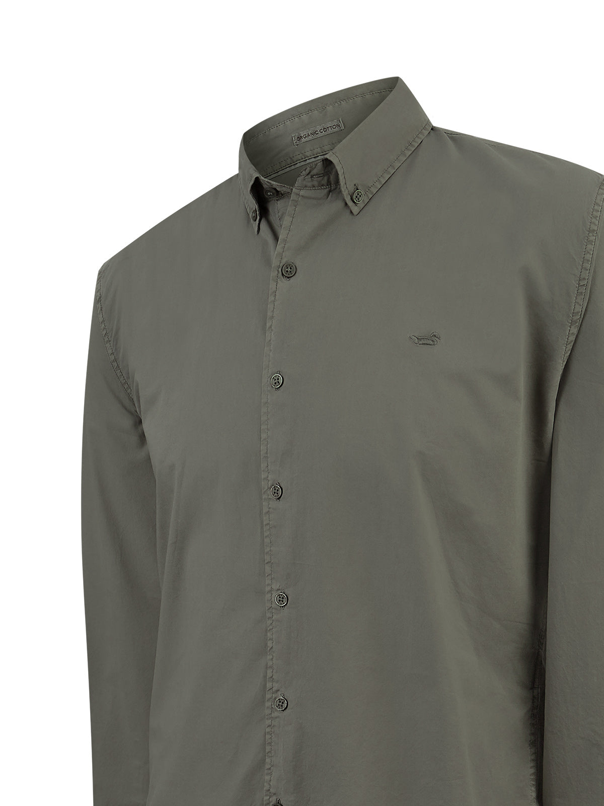 Camisa Algodón Orgánico Hombre Soft Verde Rockford