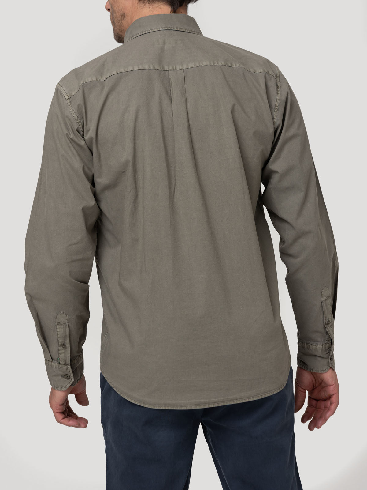 Camisa Algodón Orgánico Hombre Soft Verde Rockford