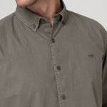 Camisa Algodón Orgánico Hombre Soft Verde Rockford