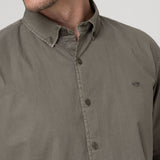 Camisa Algodón Orgánico Hombre Soft Verde Rockford