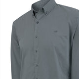 Camisa Algodón Orgánico Hombre Soft Gris Rockford