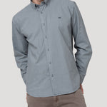Camisa Algodón Orgánico Hombre Soft Gris Rockford