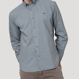 Camisa Algodón Orgánico Hombre Soft Gris Rockford