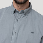 Camisa Algodón Orgánico Hombre Soft Gris Rockford