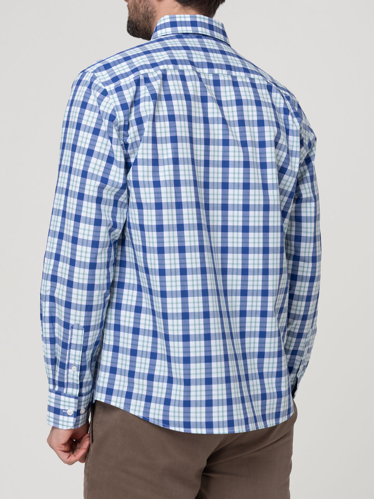 Camisa Algodón Orgánico Hombre Lighter Celeste Rockford