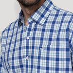 Camisa Algodón Orgánico Hombre Lighter Celeste Rockford