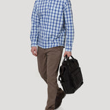 Camisa Algodón Orgánico Hombre Lighter Celeste Rockford