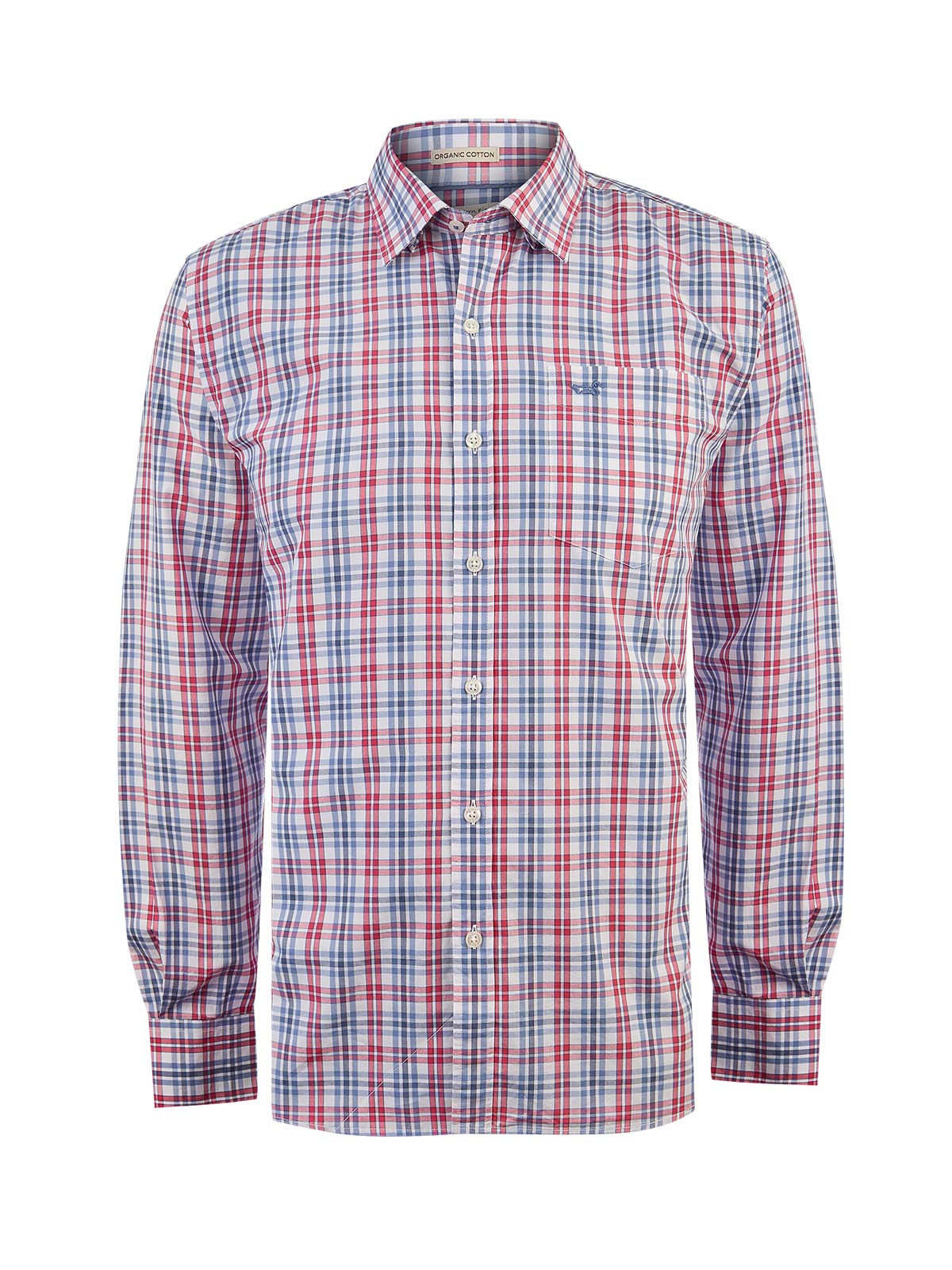 Camisa Algodón Orgánico Hombre Lighter Rojo Rockford