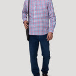 Camisa Algodón Orgánico Hombre Lighter Rojo Rockford
