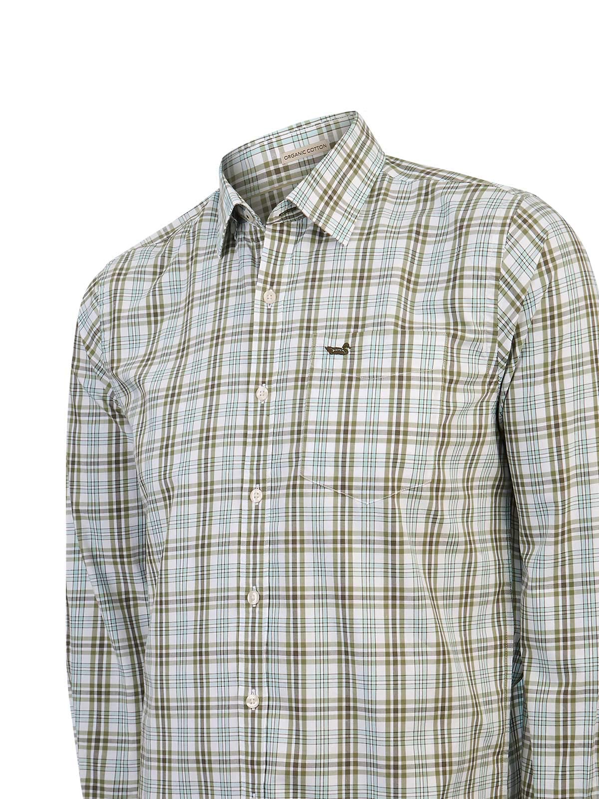 Camisa Algodón Orgánico Hombre Lighter Verde Rockford