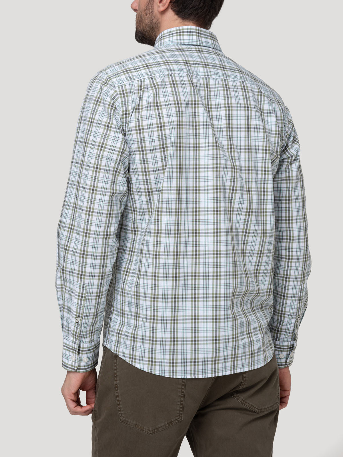 Camisa Algodón Orgánico Hombre Lighter Verde Rockford