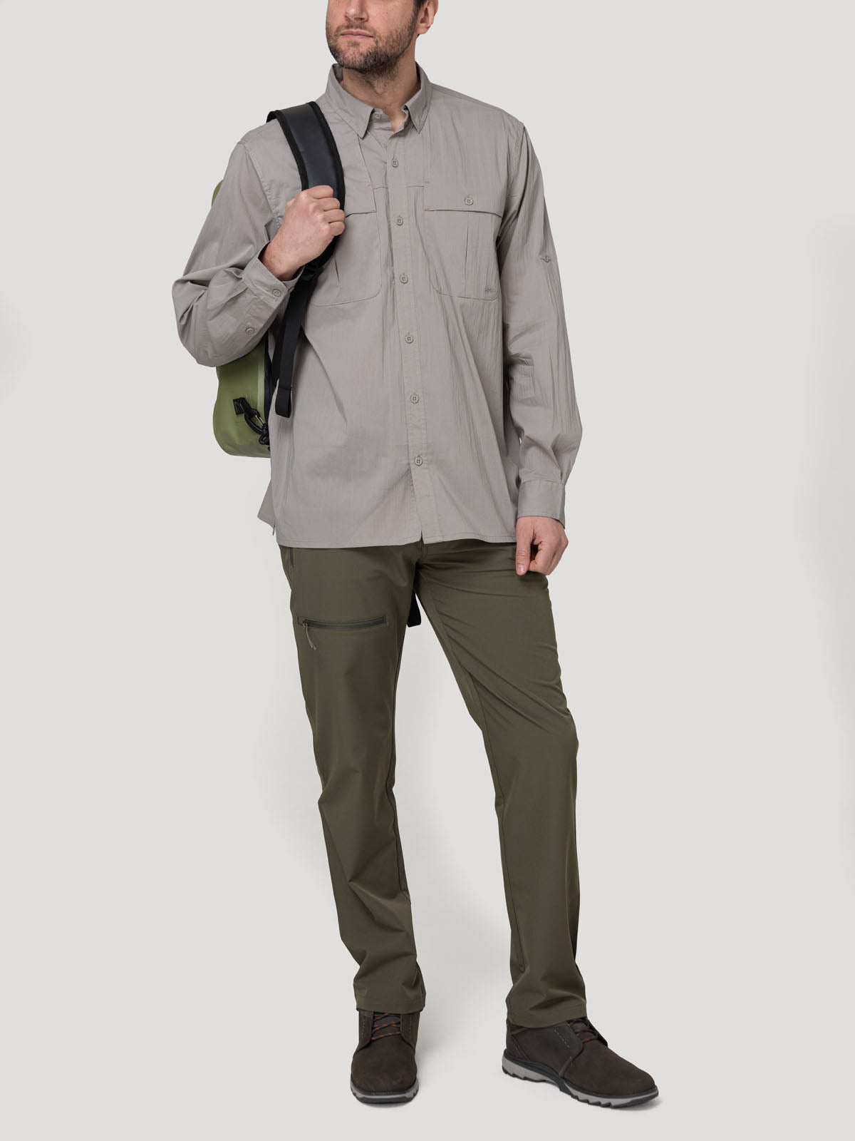 Camisa Upf Hombre Chungara Verde Rockford