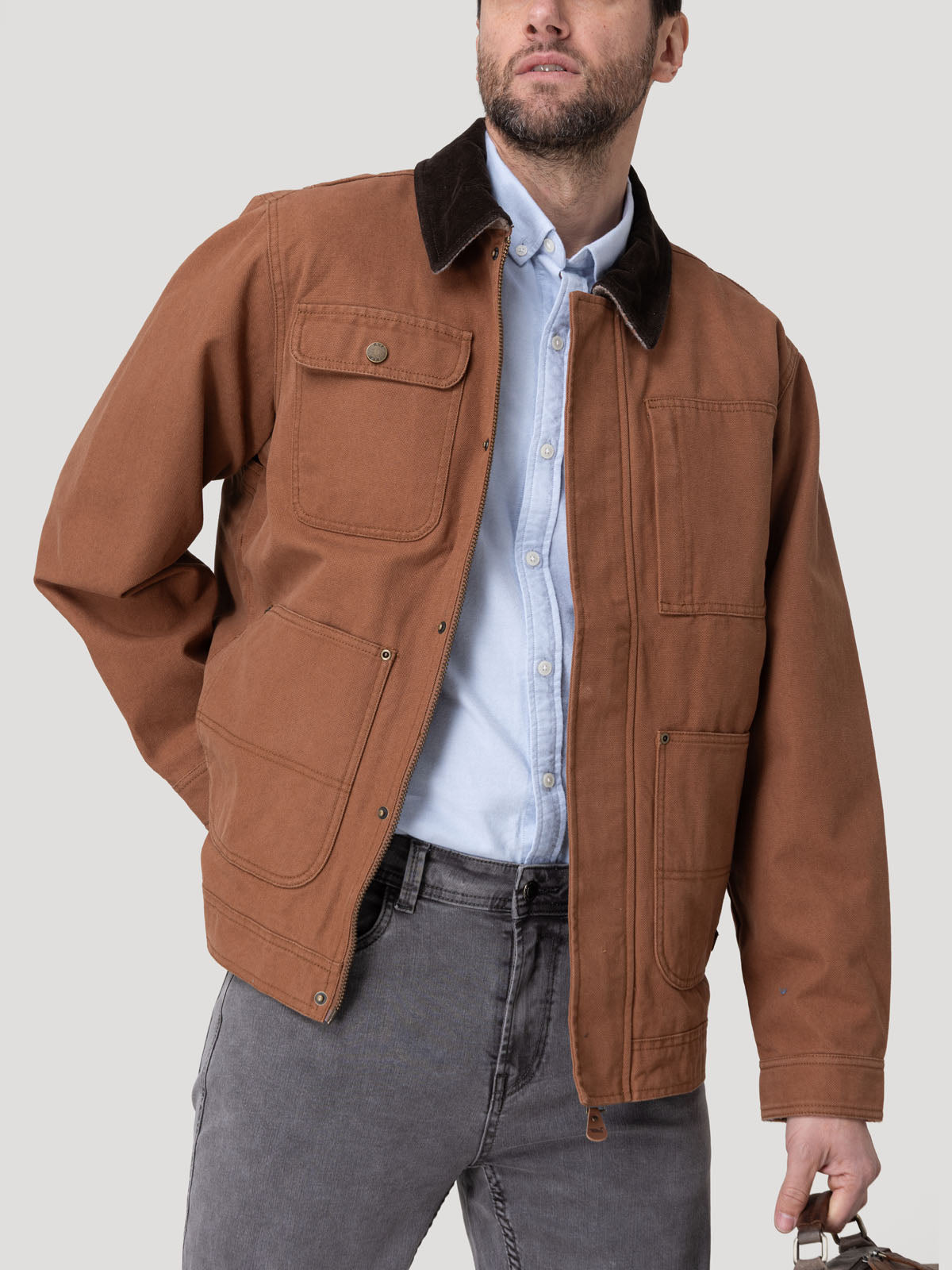 Chaqueta Thermore Hombre Tundra Café Rockford