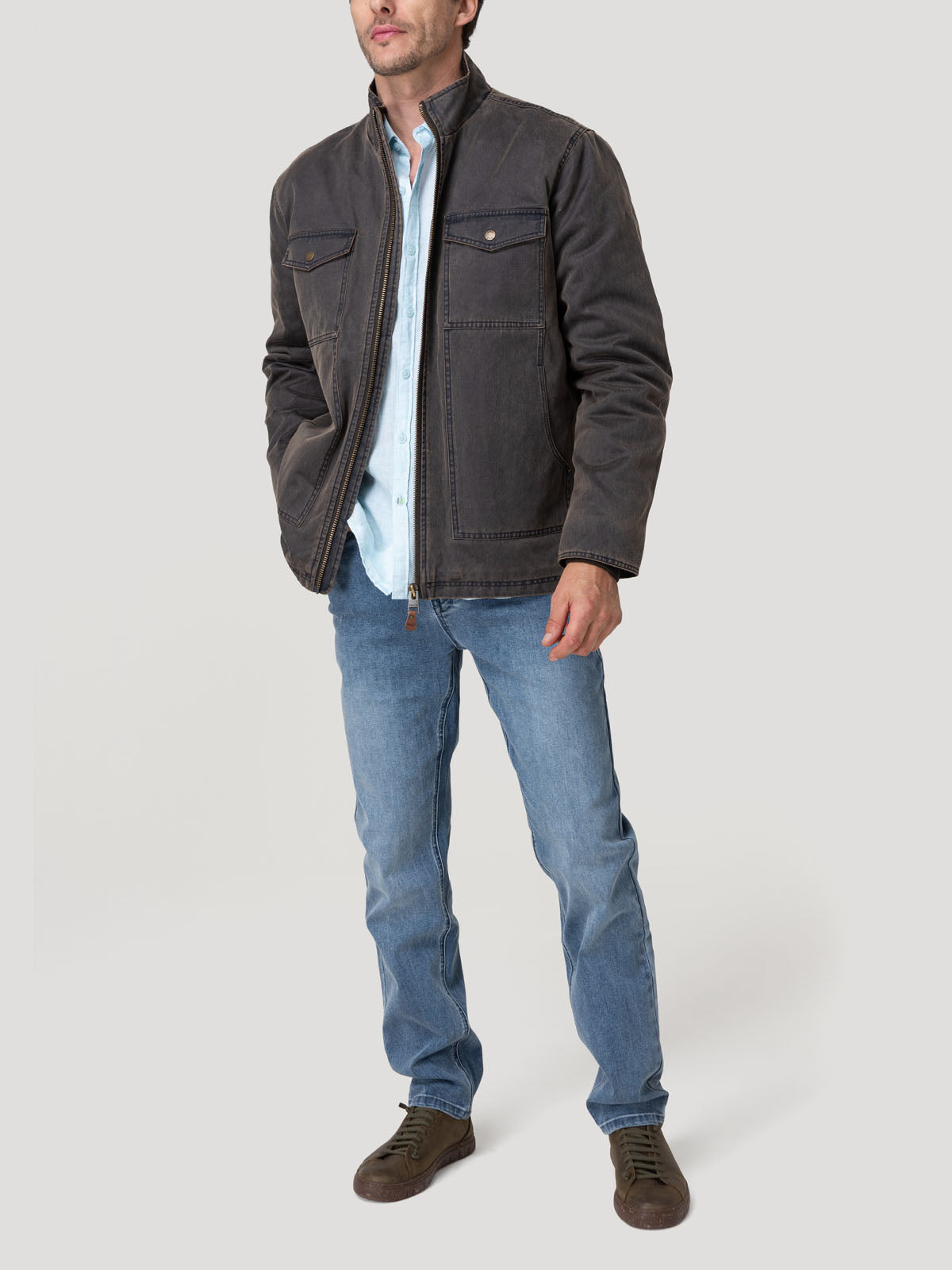 Chaqueta Thermore Hombre Torino Café Rockford
