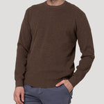 Sweater Fibras Recicladas Hombre Angri Café Rockford