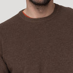 Sweater Fibras Recicladas Hombre Angri Café Rockford