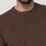 Sweater Fibras Recicladas Hombre Angri Café Rockford