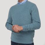 Sweater Fibras Recicladas Hombre Angri Celeste Rockford