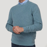 Sweater Fibras Recicladas Hombre Angri Celeste Rockford