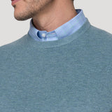 Sweater Fibras Recicladas Hombre Angri Celeste Rockford