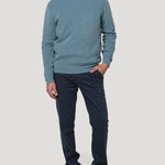 Sweater Fibras Recicladas Hombre Angri Celeste Rockford