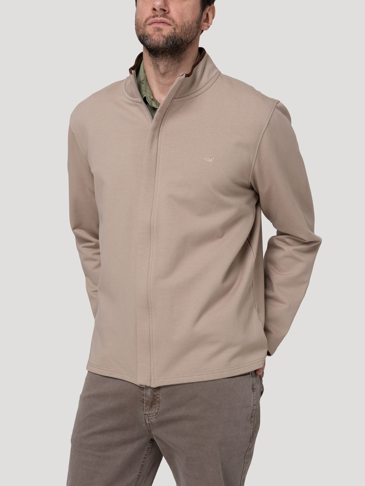 Polerón Algodón Orgánico Hombre Rimini Beige Rockford