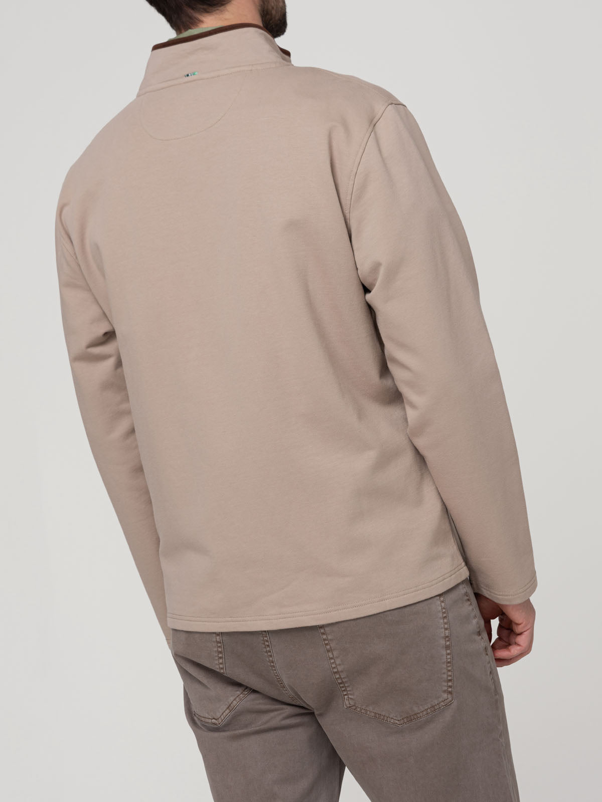 Polerón Algodón Orgánico Hombre Rimini Beige Rockford
