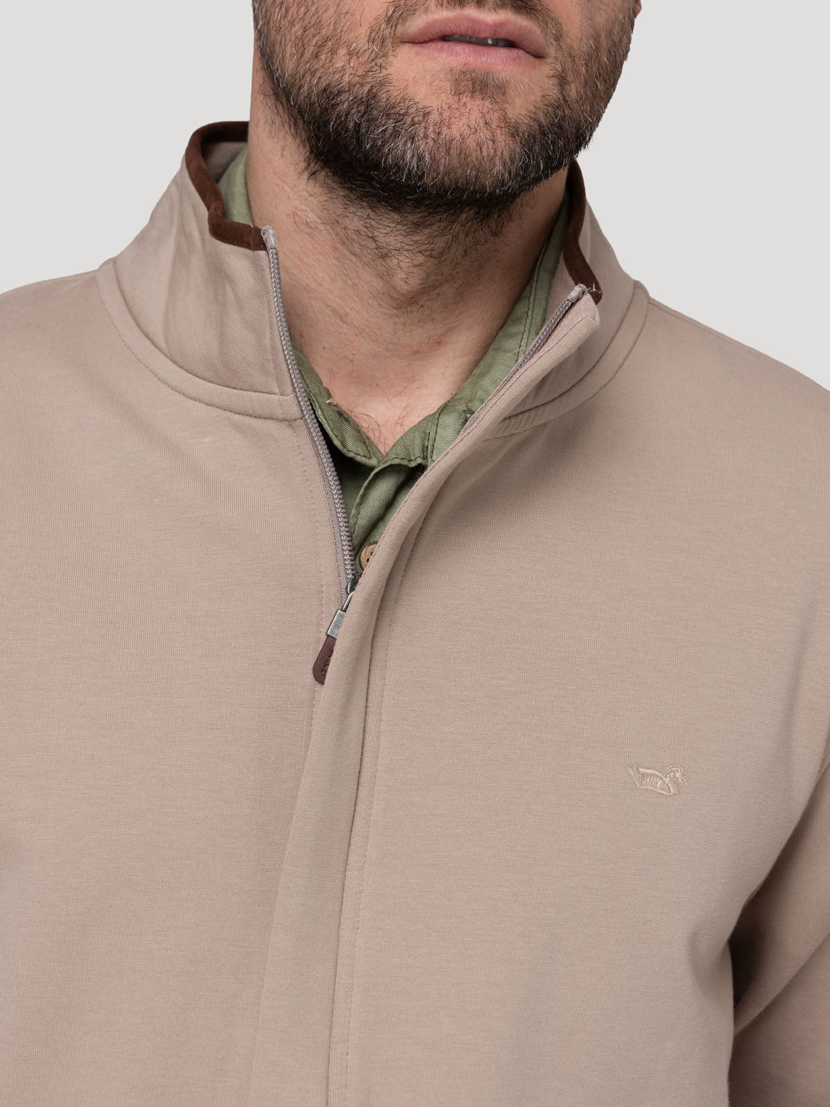 Polerón Algodón Orgánico Hombre Rimini Beige Rockford