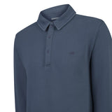 Polerón Algodón Orgánico Hombre Route Azul Rockford