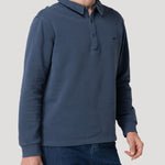 Polerón Algodón Orgánico Hombre Route Azul Rockford