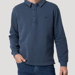 Polerón Algodón Orgánico Hombre Route Azul Rockford