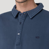 Polerón Algodón Orgánico Hombre Route Azul Rockford
