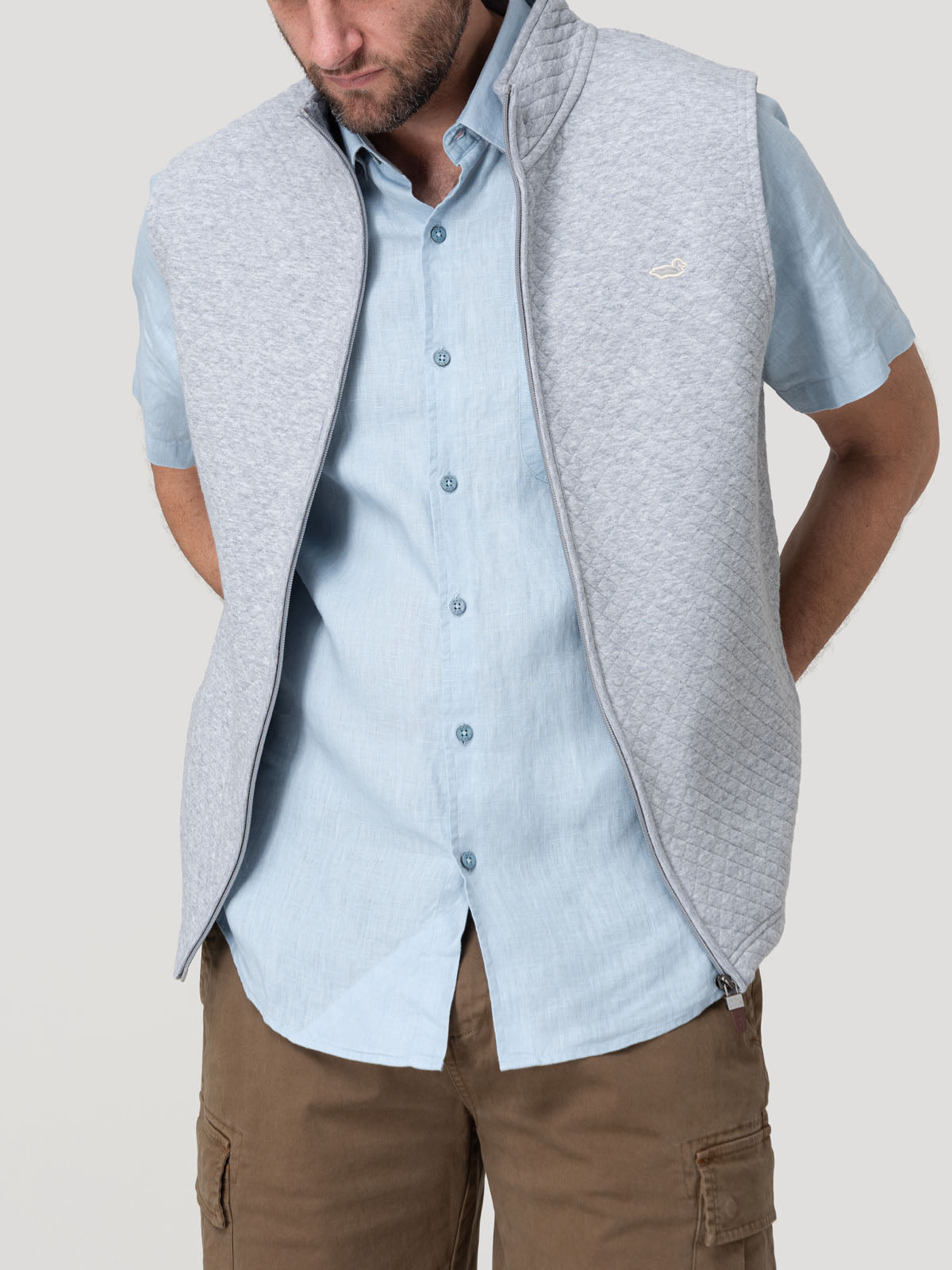 Polar Fibras Recicladas Hombre Rhombo Gris Rockford