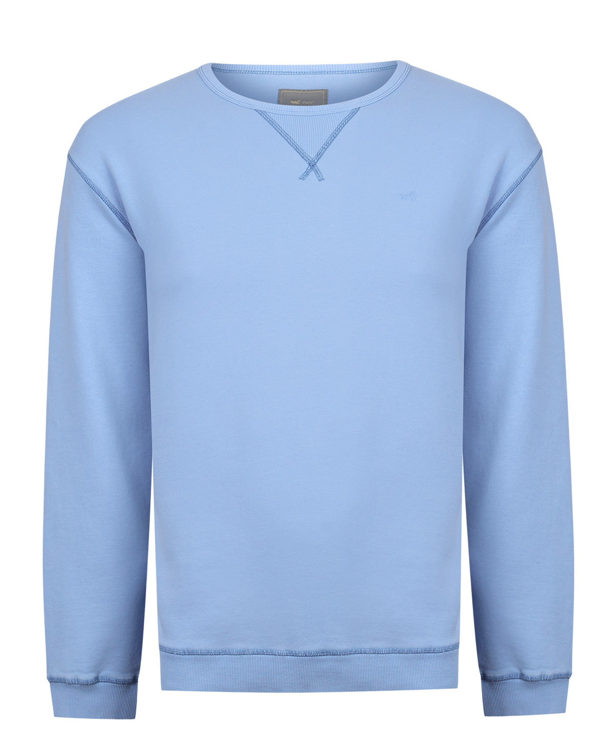 Polerón Algodón Orgánico Hombre Frateli Celeste Rockford