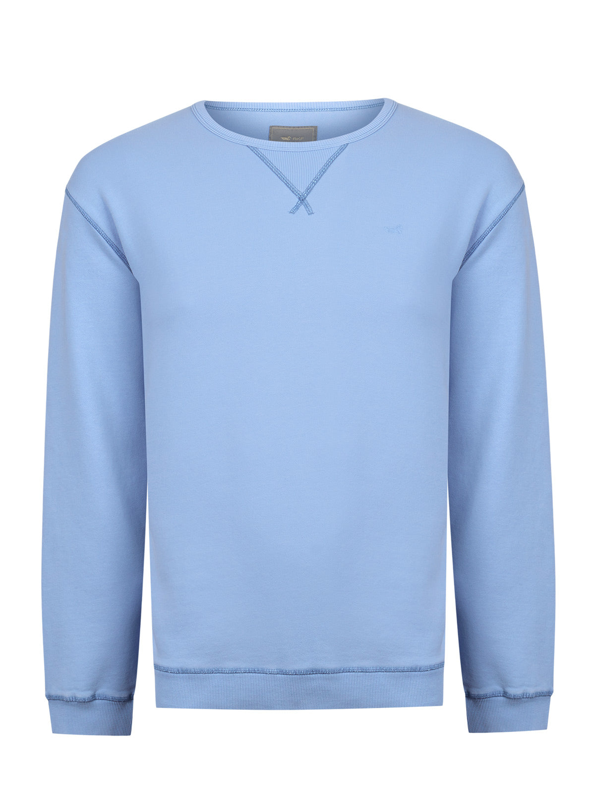 Polerón Algodón Orgánico Hombre Frateli Celeste Rockford