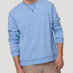 Polerón Algodón Orgánico Hombre Frateli Celeste Rockford