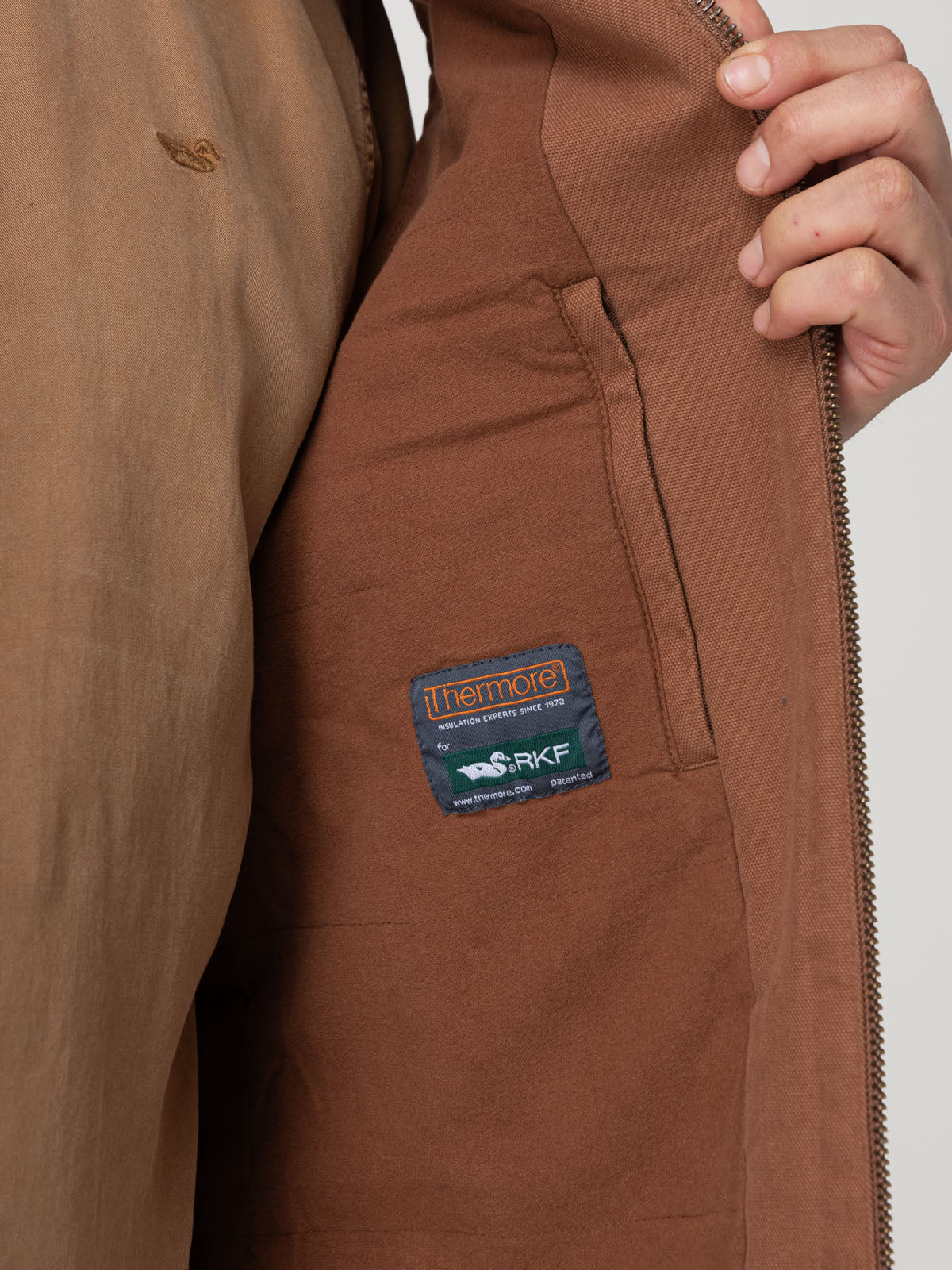 Chaqueta Algodón Orgánico Hombre Savona Café Rockford