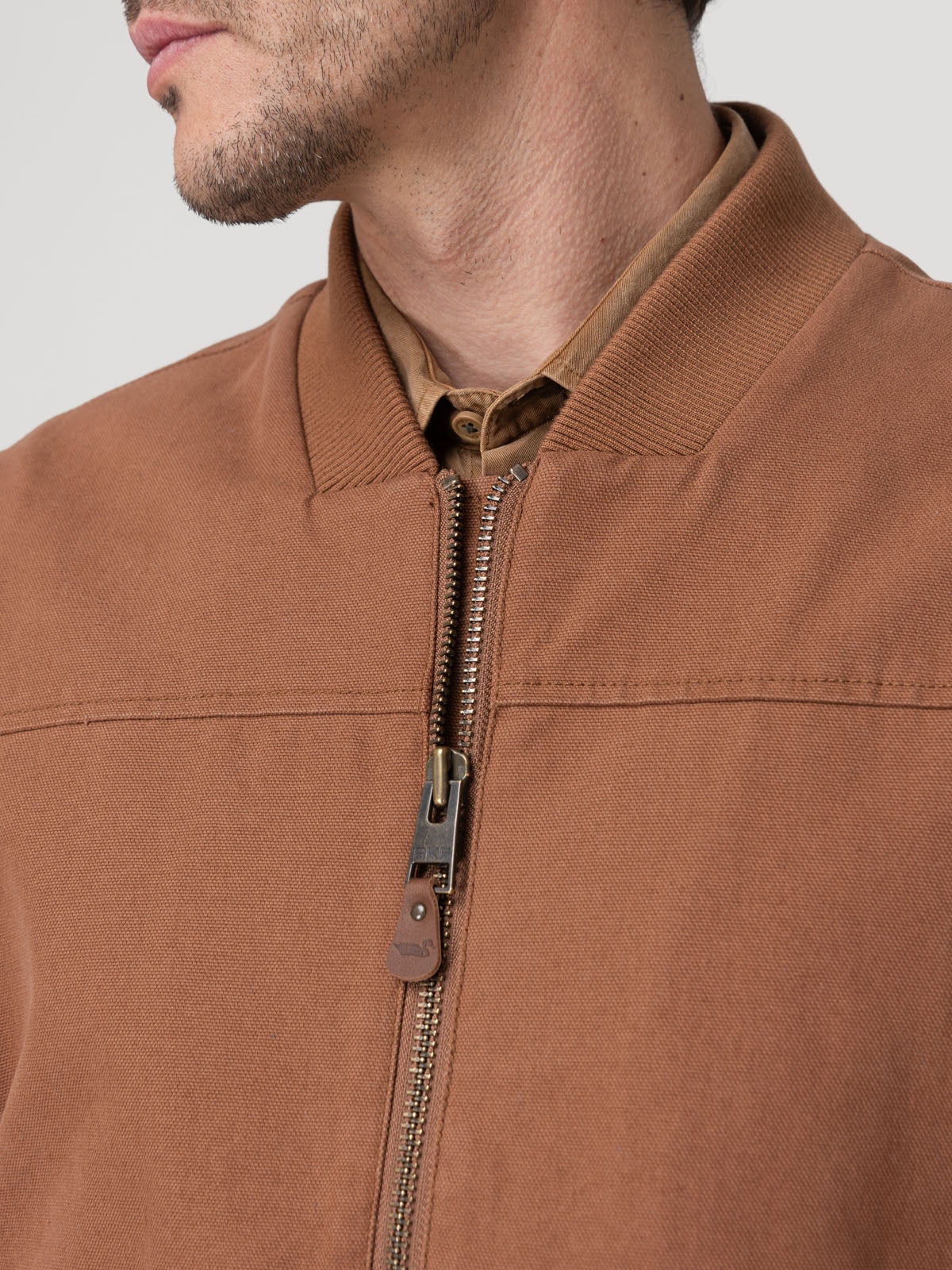 Chaqueta Algodón Orgánico Hombre Savona Café Rockford