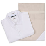 Camisa Lino Orgánico Hombre Linenshort Blanco Rockford