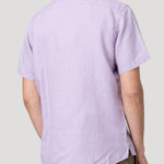 Camisa Lino Orgánico Hombre Linenshort Rosado Rockford