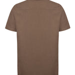 Camisa Lino Orgánico Hombre Linenshort Café Rockford