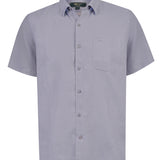 Camisa Lino Orgánico Hombre Linenshort Gris Rockford