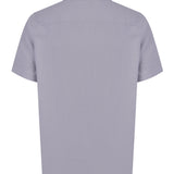Camisa Lino Orgánico Hombre Linenshort Gris Rockford
